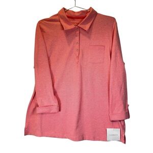 NWT Croft & Barrow Red Knit Top Women’s Size Sal